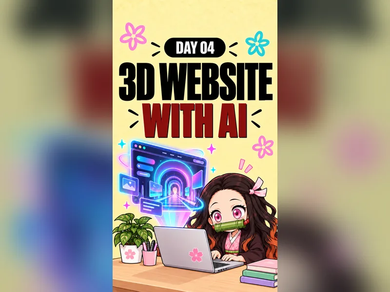 3D Website Animation visual